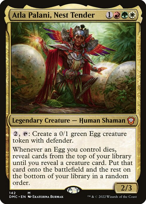 Atla Palani, Nest Tender card